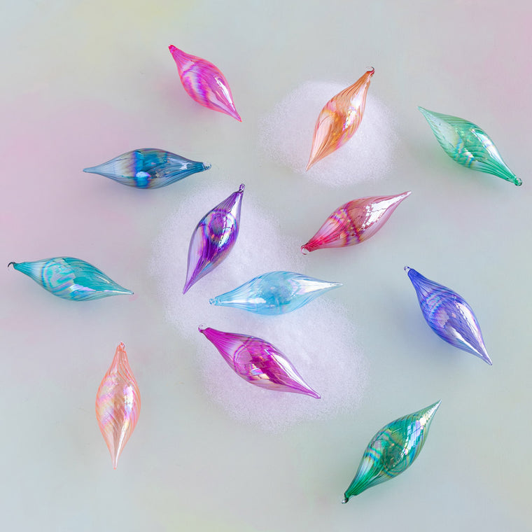 Ombre Finial Ornament Set