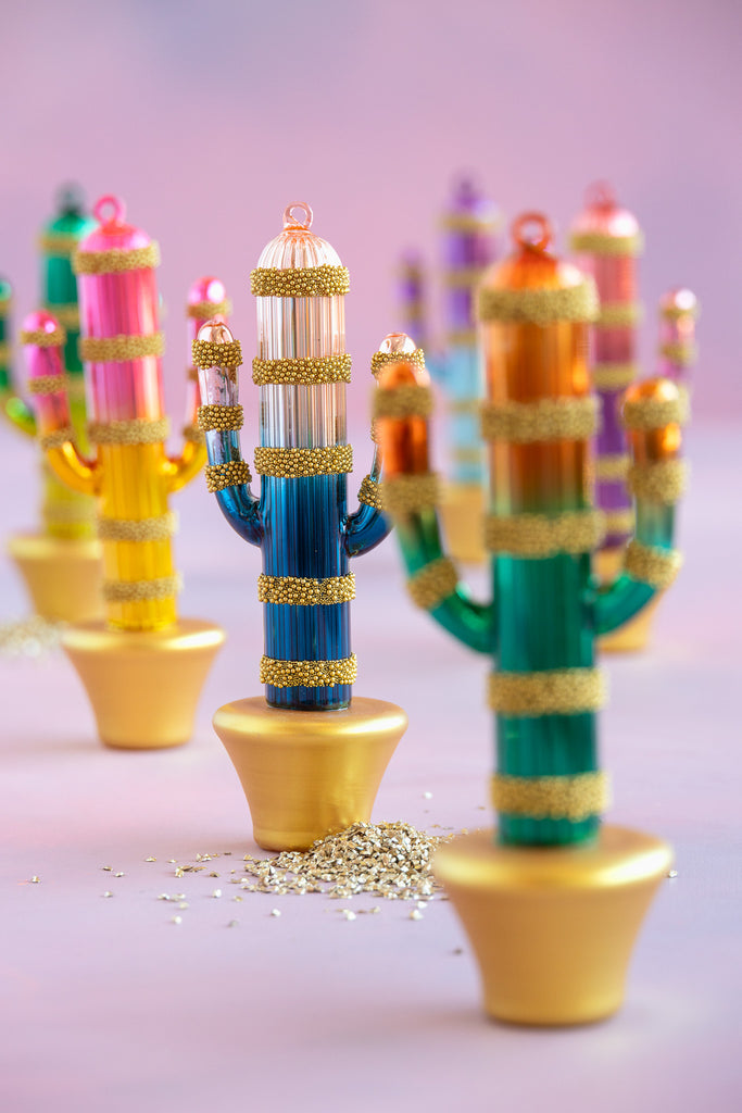 Fluted Cactus Ornament