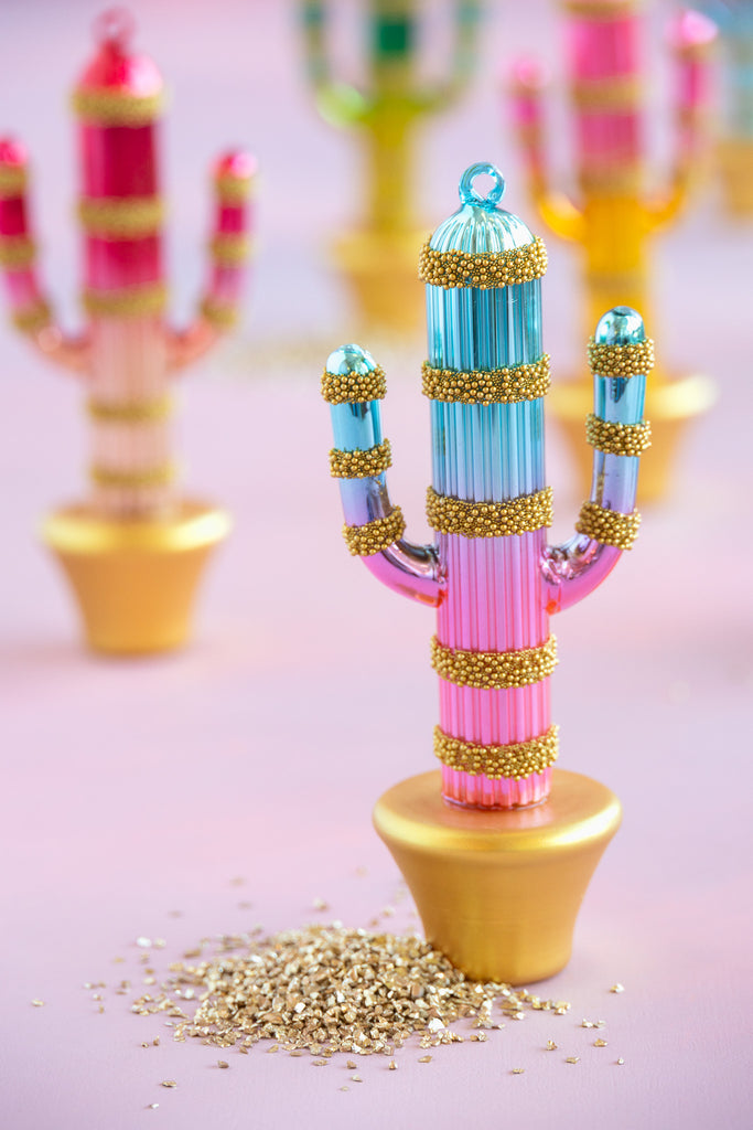 Fluted Cactus Ornament