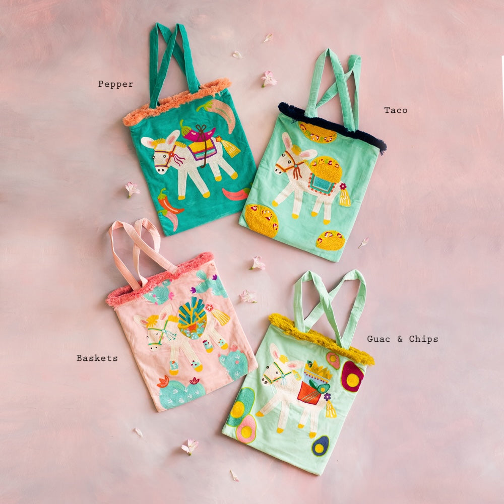 Burro Tote Bags