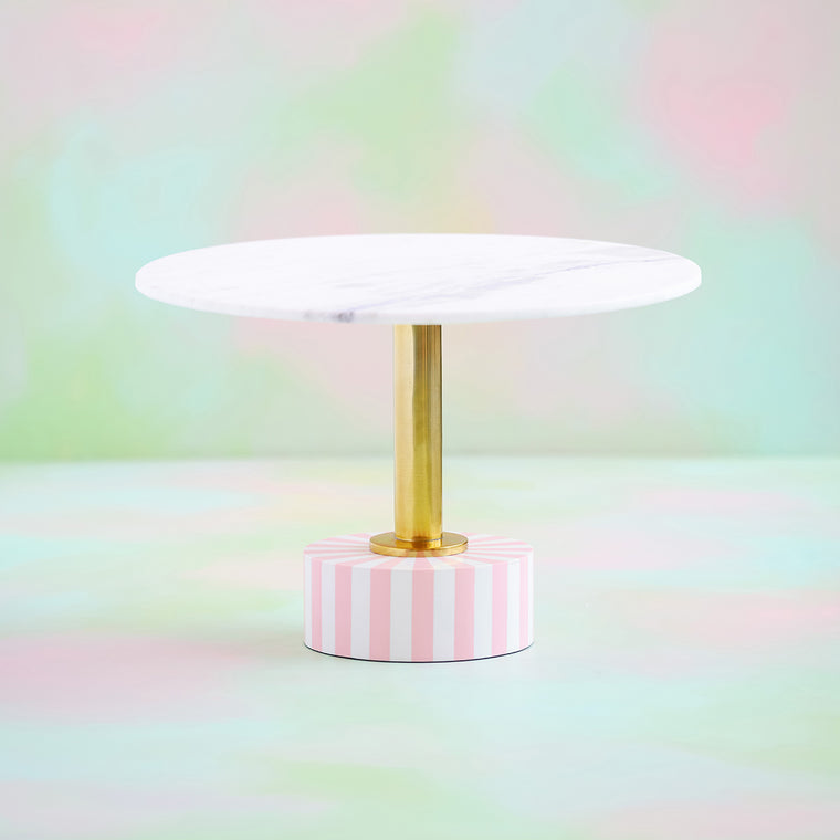 Large Pink & Marble Topsy Twirly Table