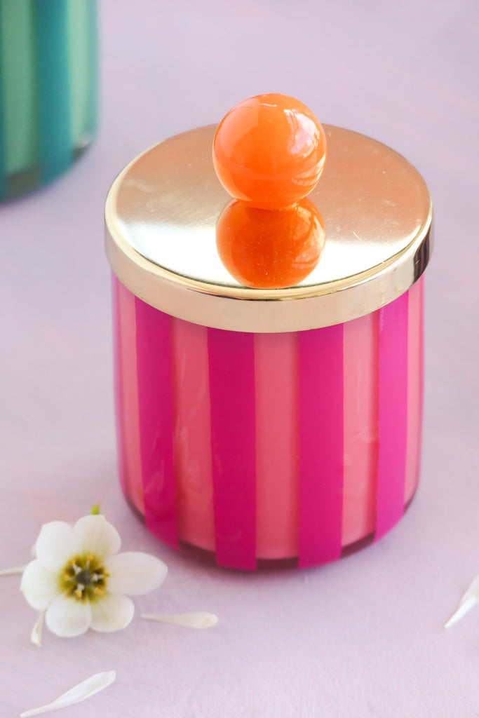 Candle Couturier, Demi BALLerina Stripe Scented Candle