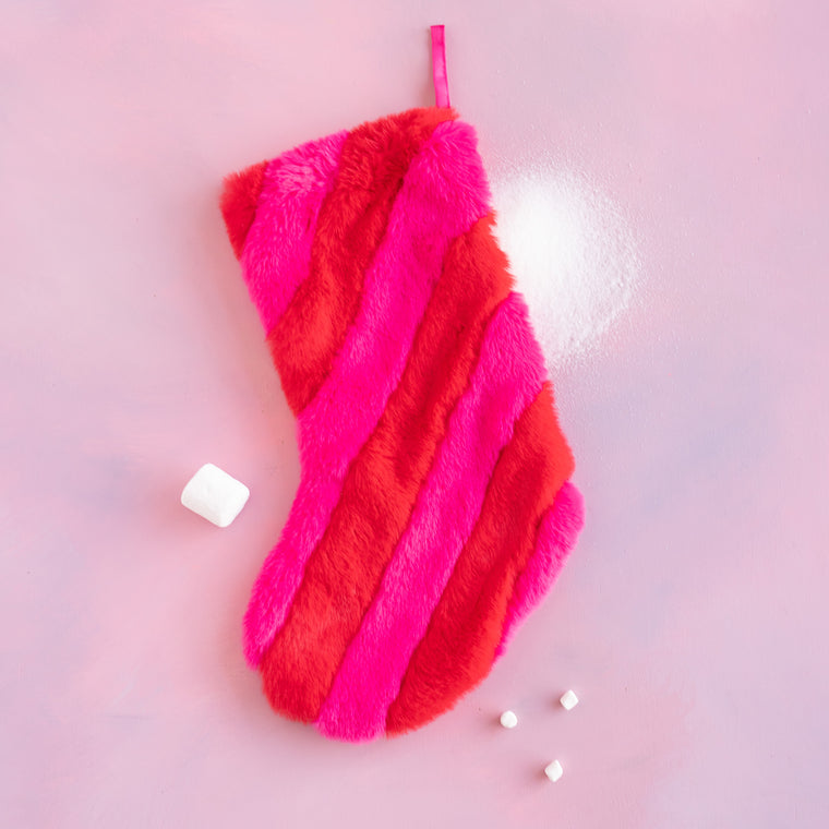 Rosy Posy Fur Stocking