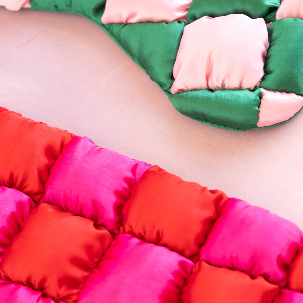 Puffy Checkerboard Stocking