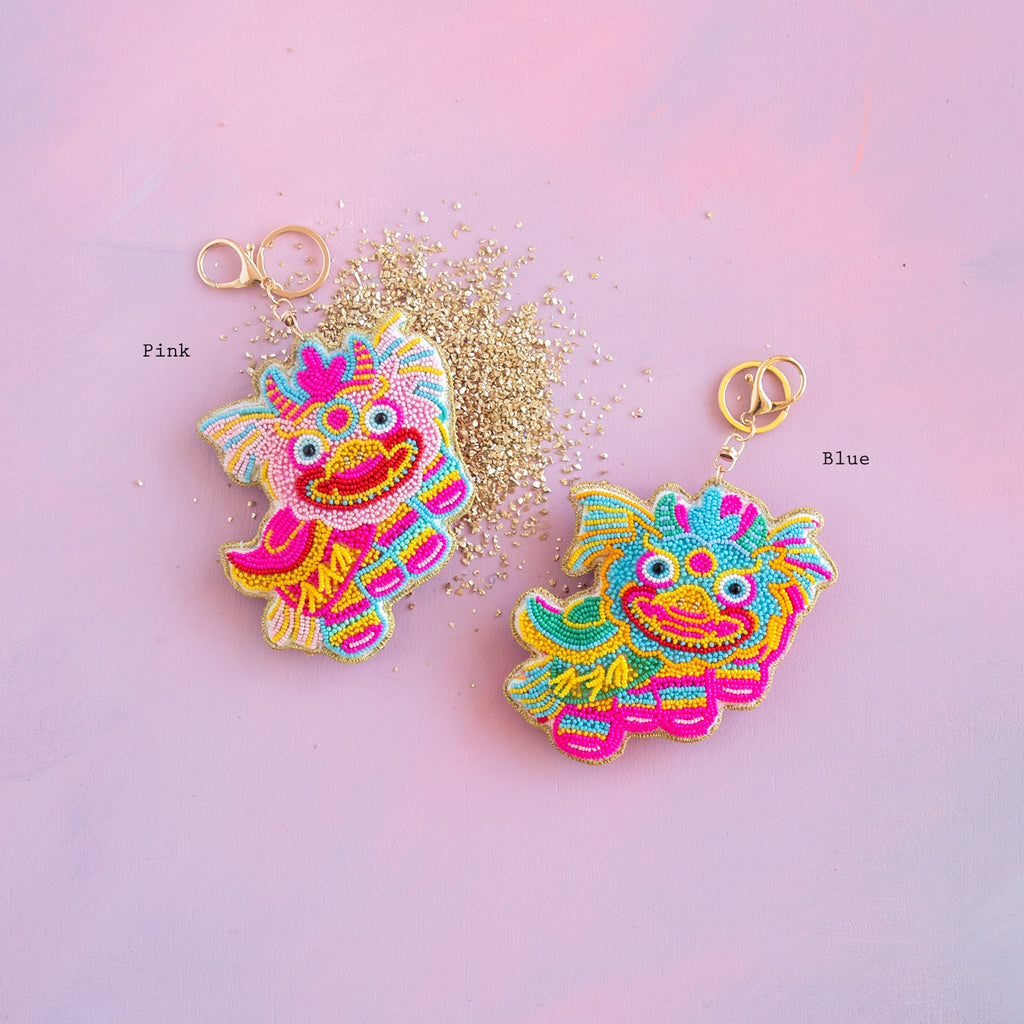 PreOrder - Loopsy the Dragon Beaded Bag Charm
