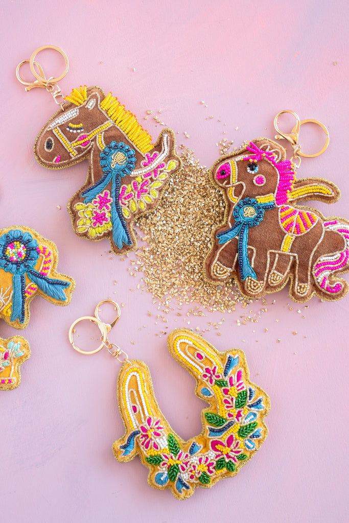 Glitter Gallop Stables Bag Charm