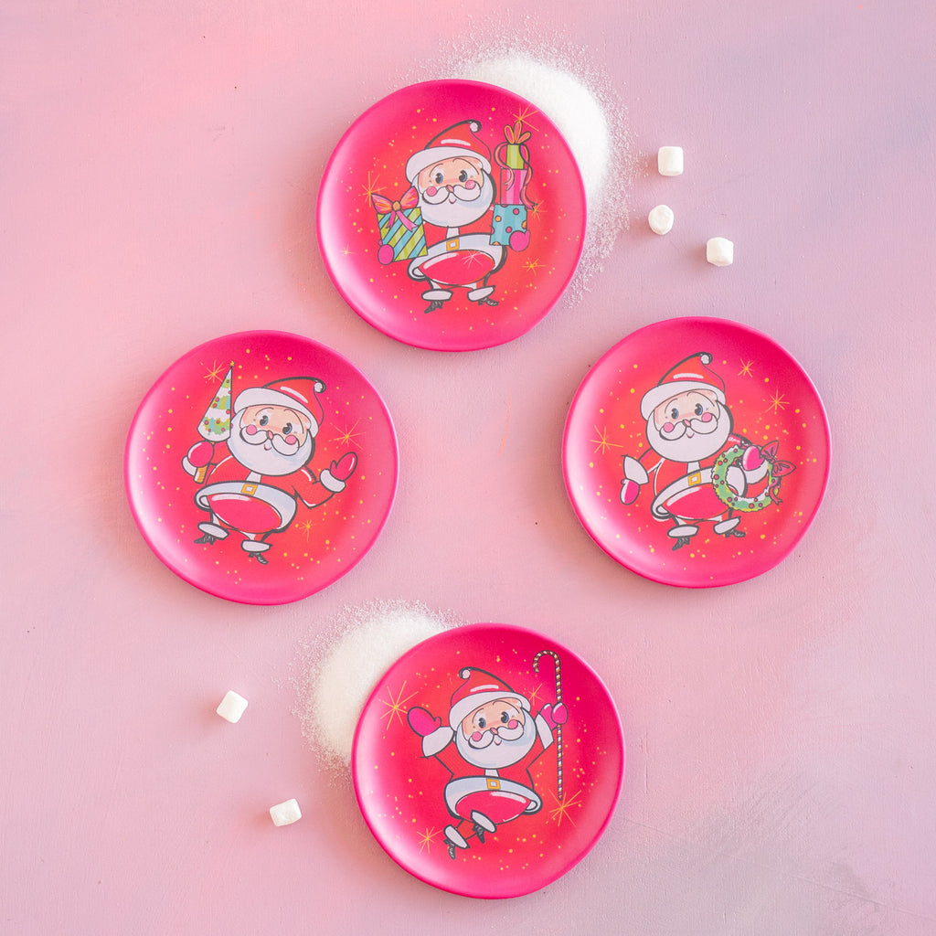 Baby Papa Noel Dessert Plate Set
