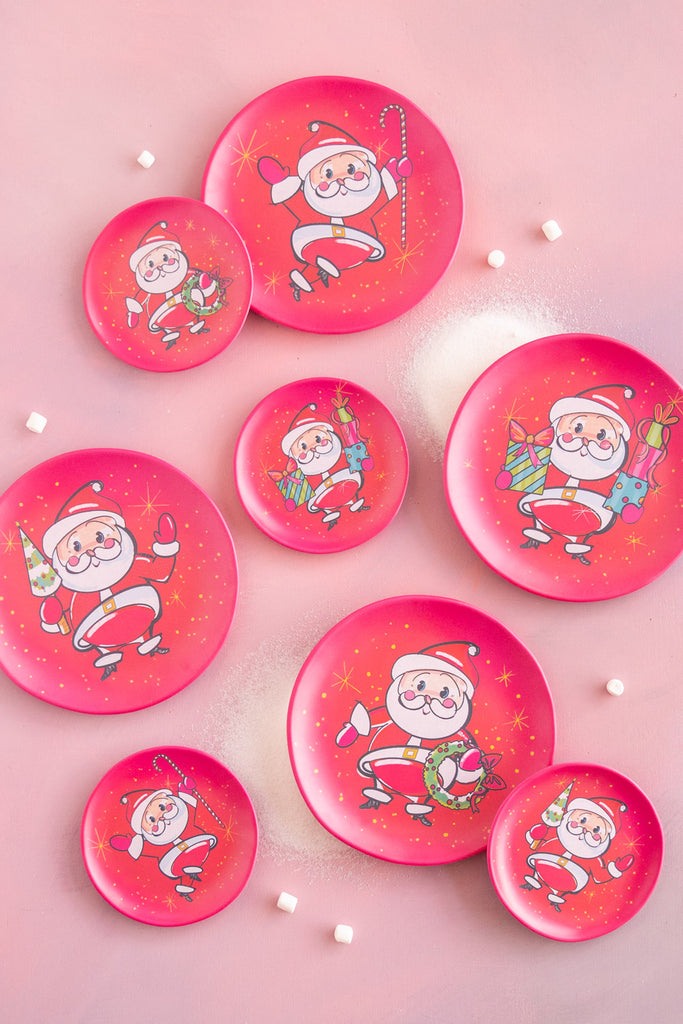 Baby Papa Noel Dessert Plate Set