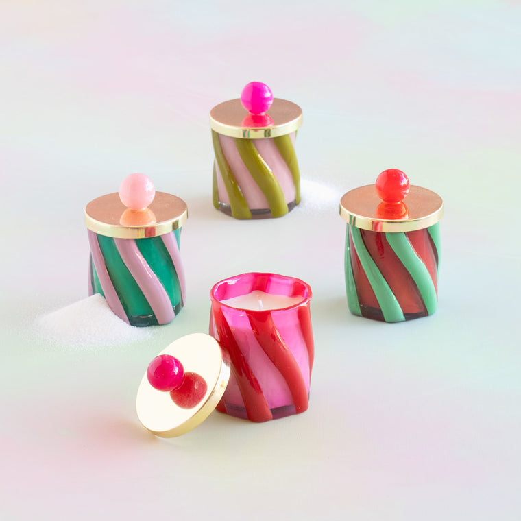 BALLerina Candle Couturier Holiday Swirl Candle