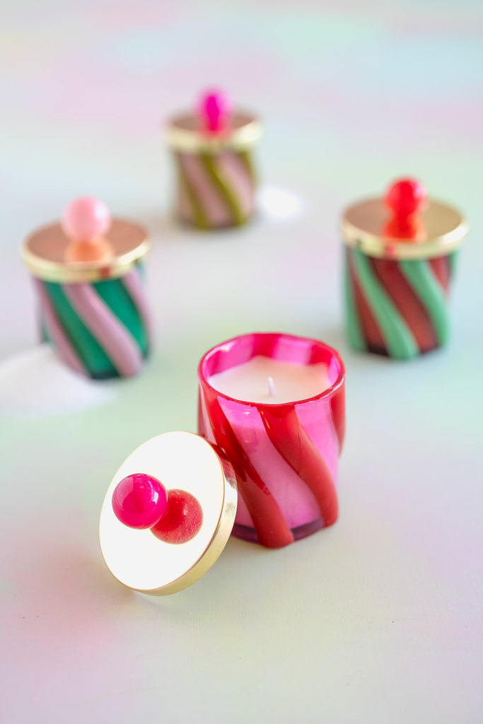BALLerina Candle Couturier Holiday Swirl Candle