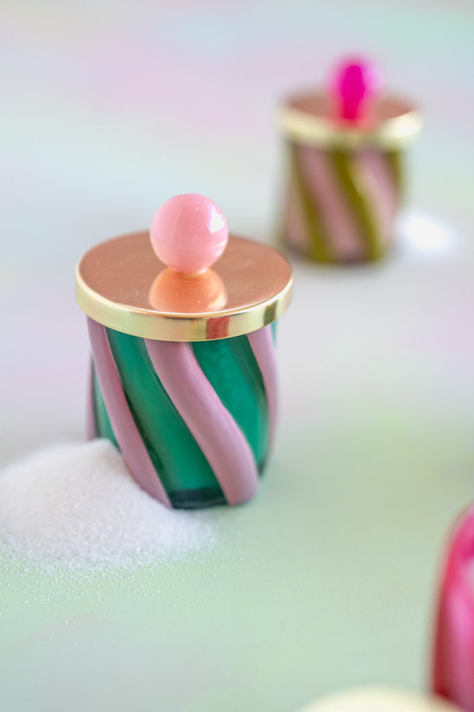 BALLerina Candle Couturier Holiday Swirl Candle
