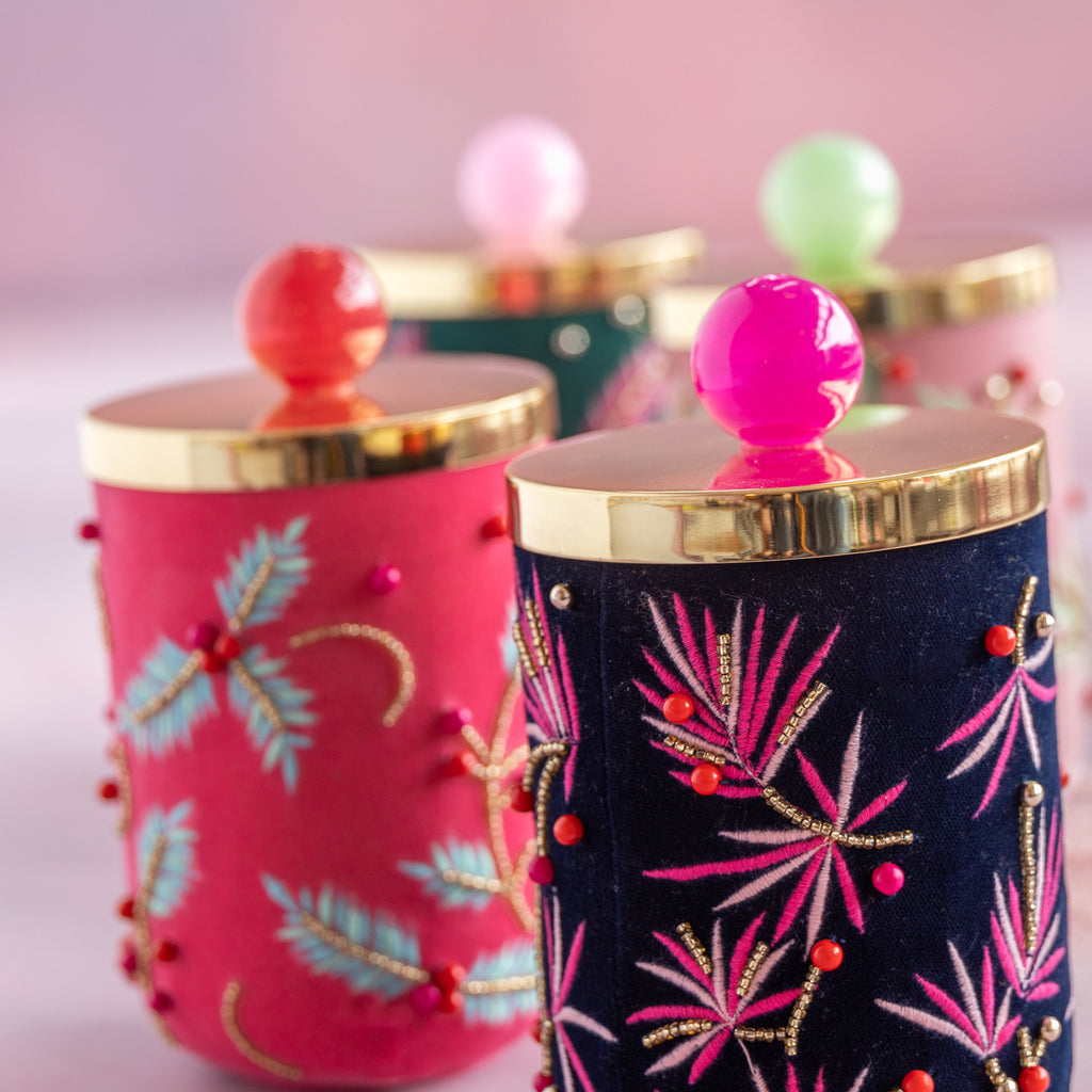 BALLerina Candle Couturier, Embroidered Botanicals
