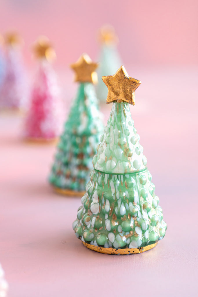 Candle Couturier Sparkle Star Lidded Tree Candle