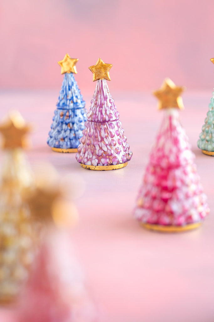 Candle Couturier Sparkle Star Lidded Tree Candle