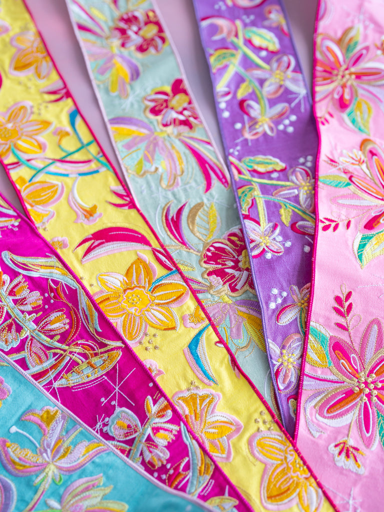 Frenchy Florals Embroidered Ribbon
