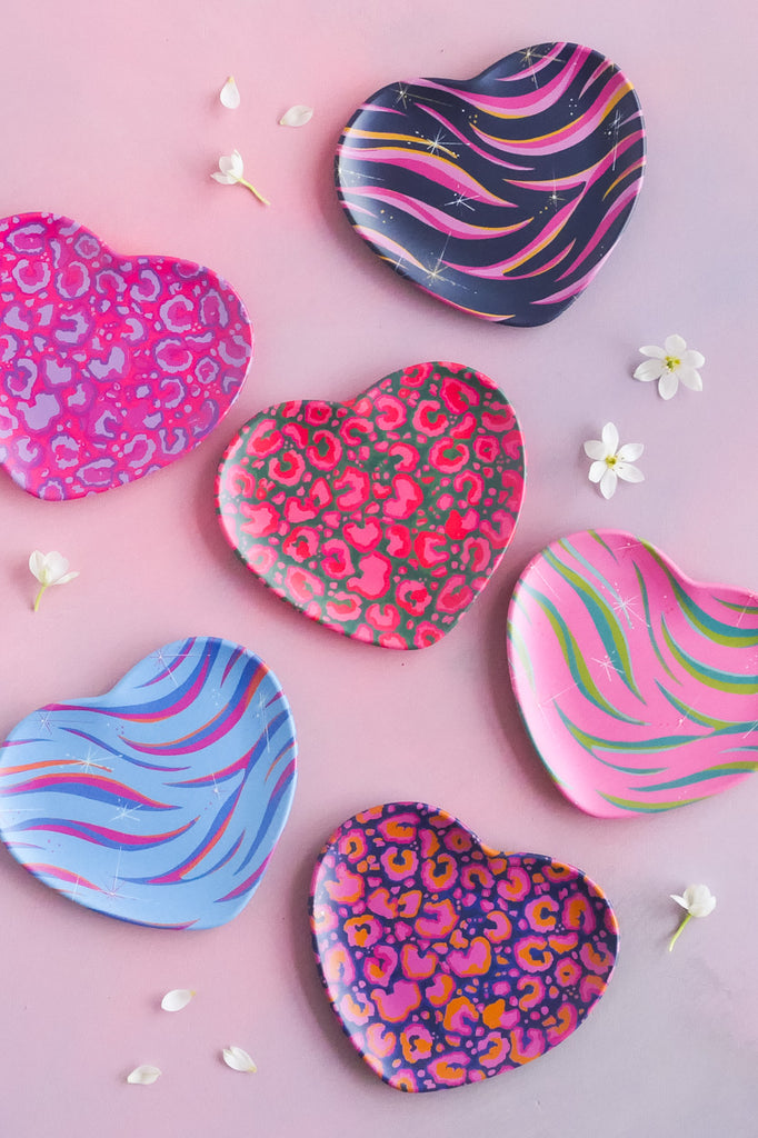 Majestic Menagerie Heart Plate Set
