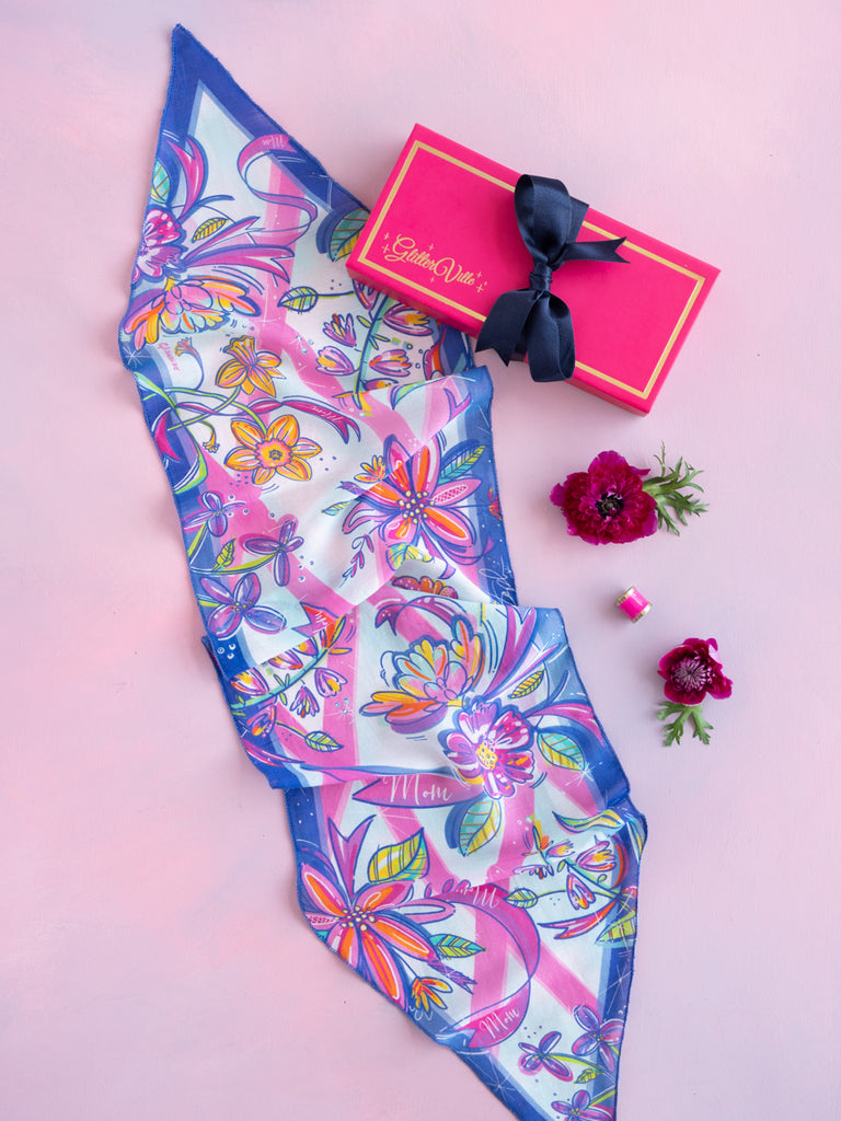 'Mom' Floral Twilly