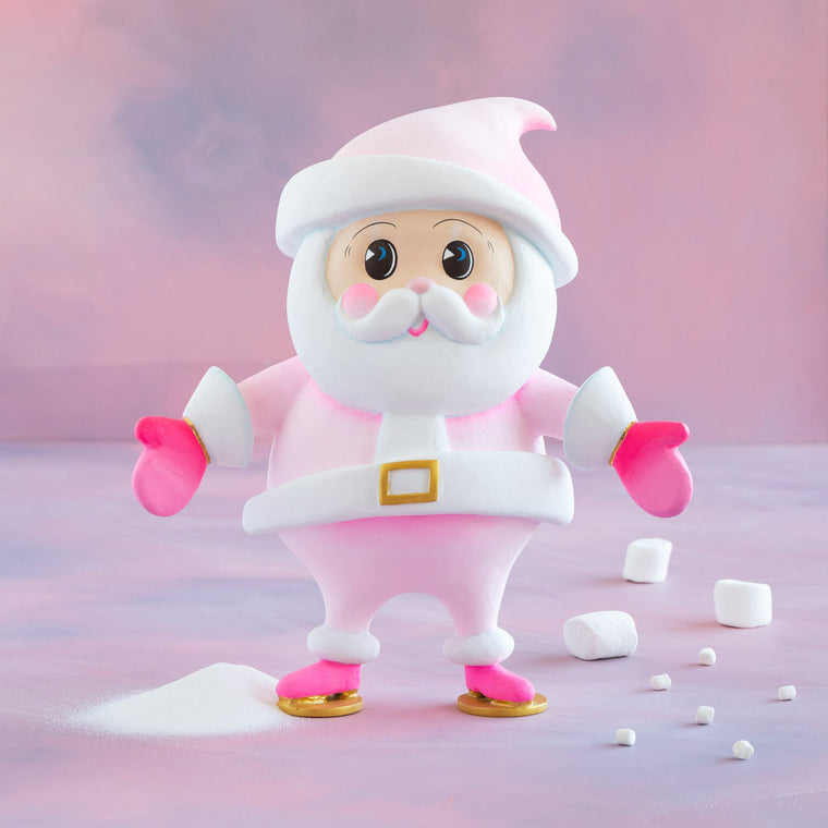 Baby Papa Noel Tabletop, Light Pink