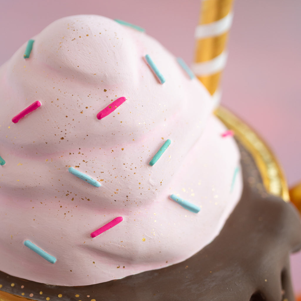 Stripe Hot Chocolate Display