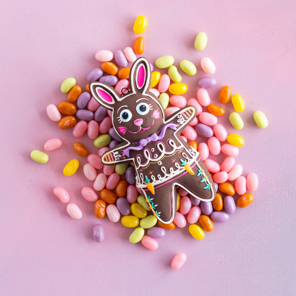 Coco Cottontail Chocolate Bunny Ornament