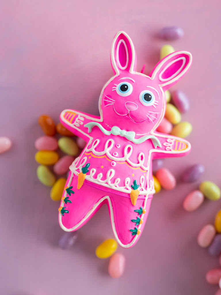 Coco Cottontail Pastel Bunny Ornament