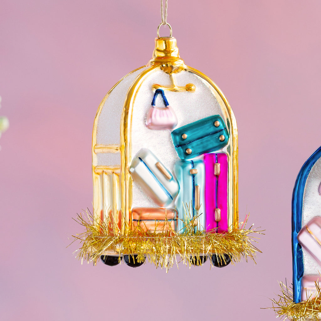 Luggage Cart Ornament