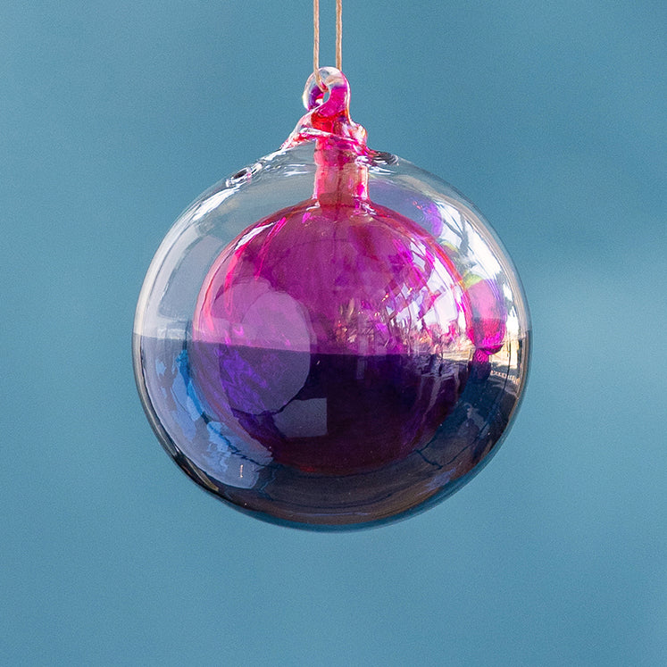 Swirl Ball in a Ball Ornament