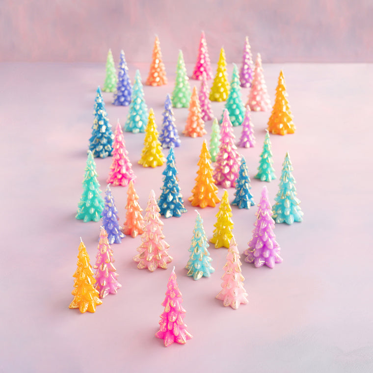 Rainbow Tree Candle Sets