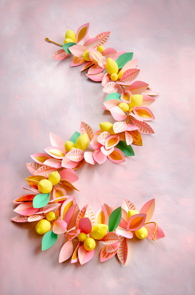 Celebrate Citrus Lemon Garland