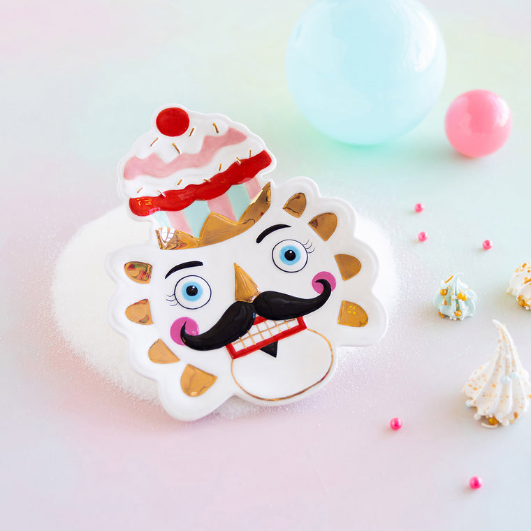 Colonel Cupcake Cookie Plate