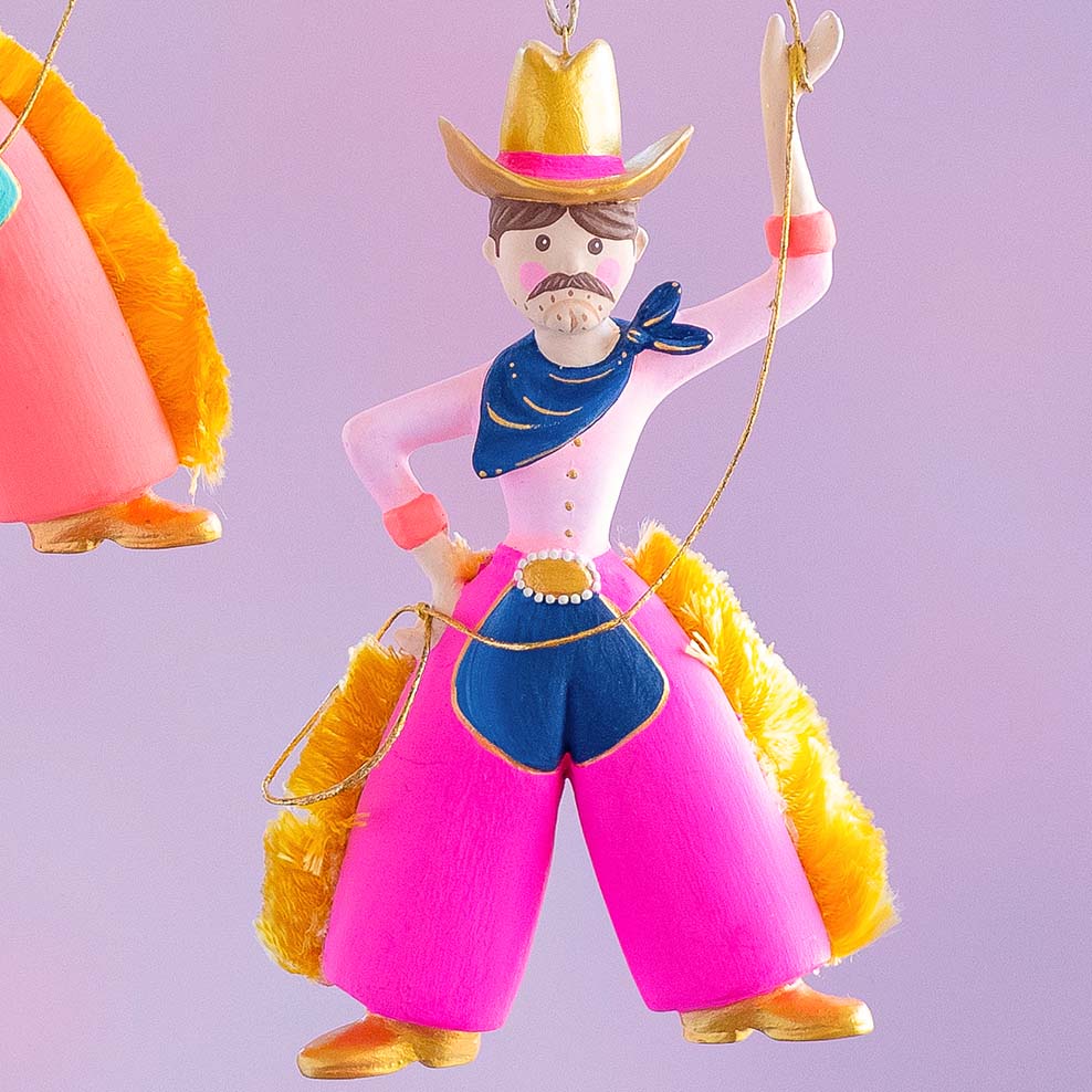 Pinky Pete Cowboy Ornament